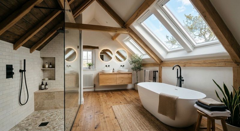 Attic Bathroom Remodeling in Clark County, WA