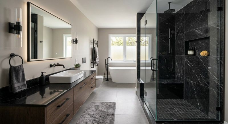Granite Shower Installation in Clark County, WA