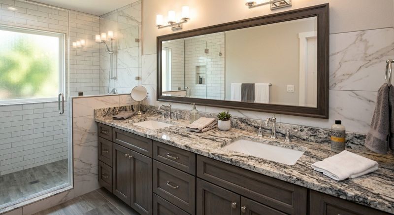 Granite Shower Installation in Clark County, WA